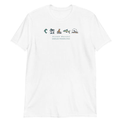 Ocean Breezes | White | Unisex T-Shirt