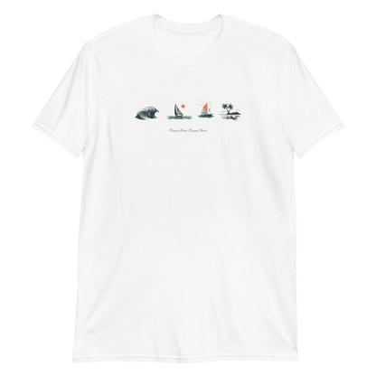 Chasing Waves | White | Unisex T-Shirt