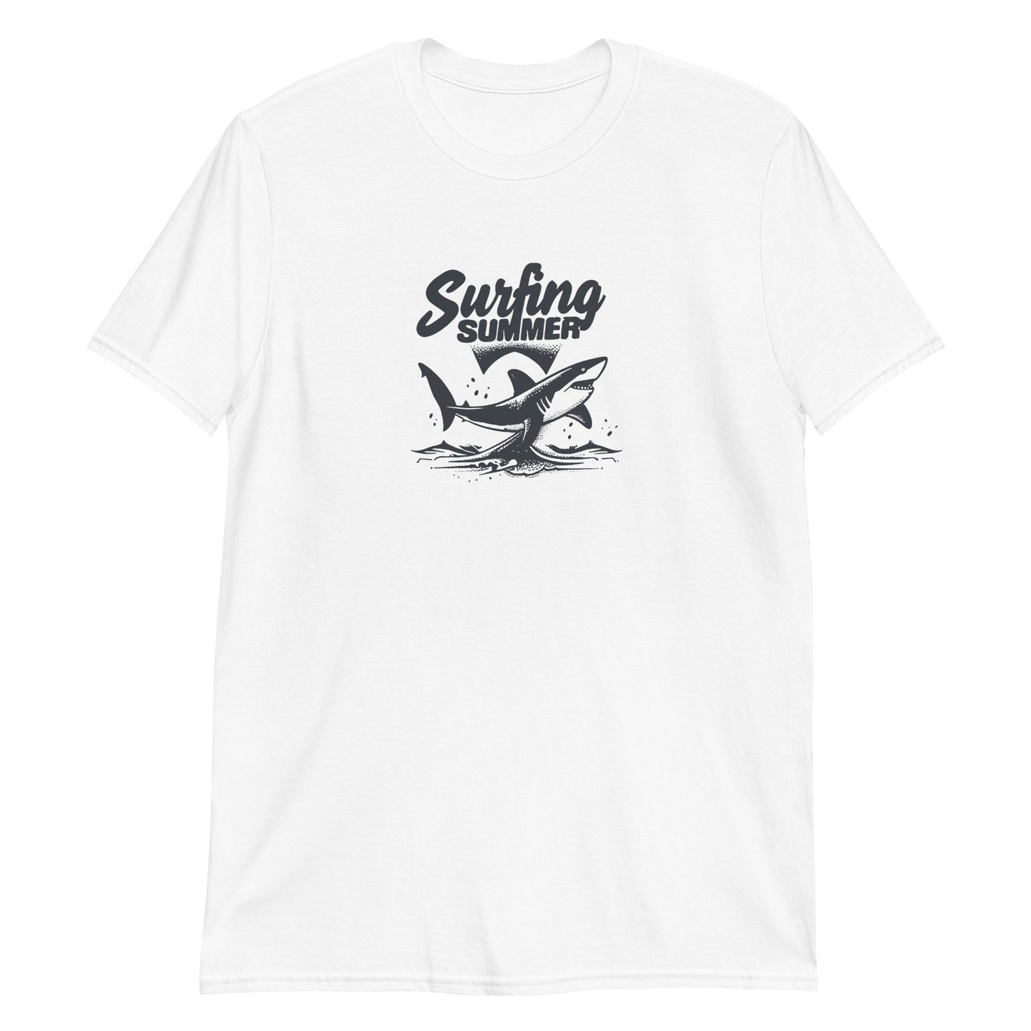 Surfing summer | White | Unisex T-Shirt