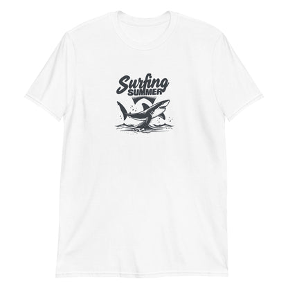 Surfing summer | White | Unisex T-Shirt