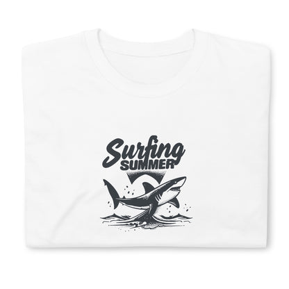 Surfing summer | White | Unisex T-Shirt