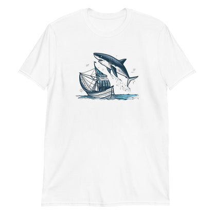 Shark | White | Unisex T-Shirt