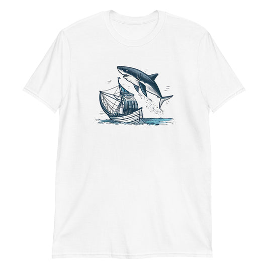 Shark | White | Unisex T-Shirt