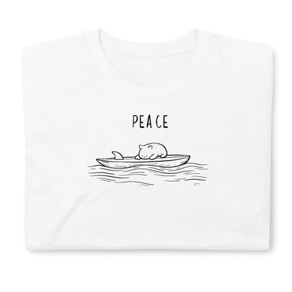 Peace A | White | Unisex T-Shirt