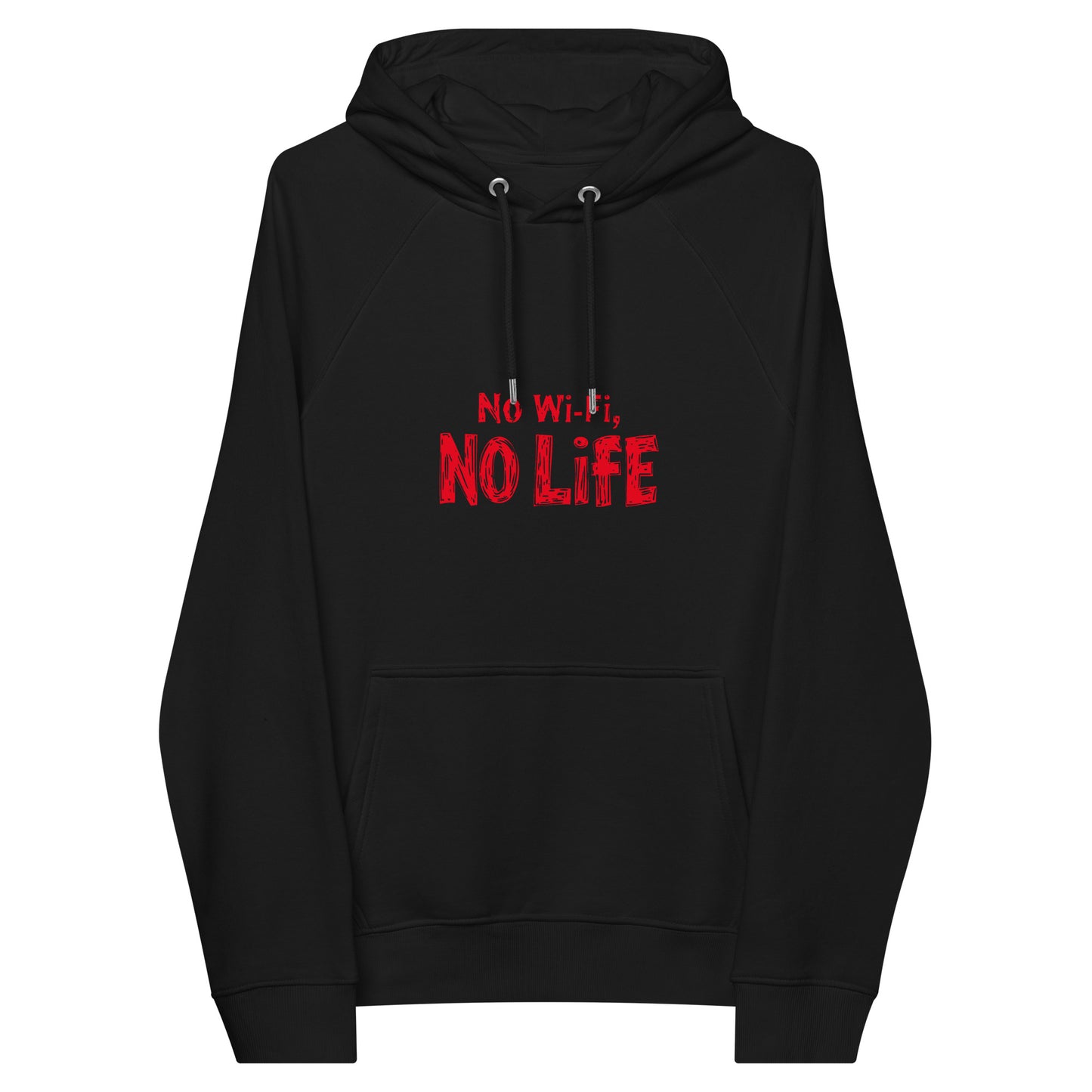 No wifi No life Unisex organic cotton hoodie