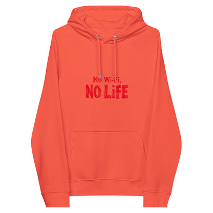 No wifi No life Unisex organic cotton hoodie