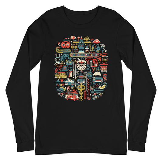 Toys, black, Unisex Long Sleeve Tee