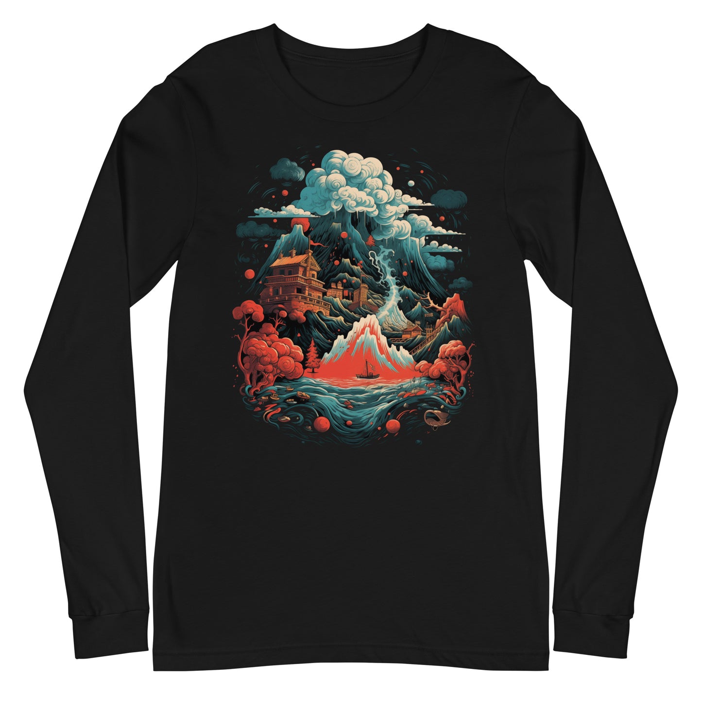 Storm, black, Unisex Long Sleeve Tee