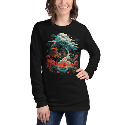 Storm, black, Unisex Long Sleeve Tee