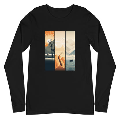 Season, black, Unisex Long Sleeve Tee