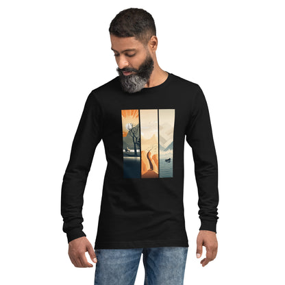 Season, black, Unisex Long Sleeve Tee