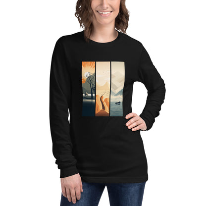 Season, black, Unisex Long Sleeve Tee