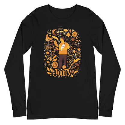 Jamy,  black, Unisex Long Sleeve Tee