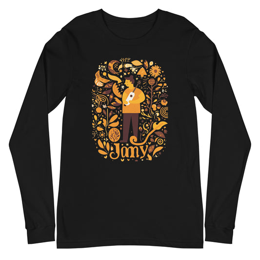 Jamy,  black, Unisex Long Sleeve Tee