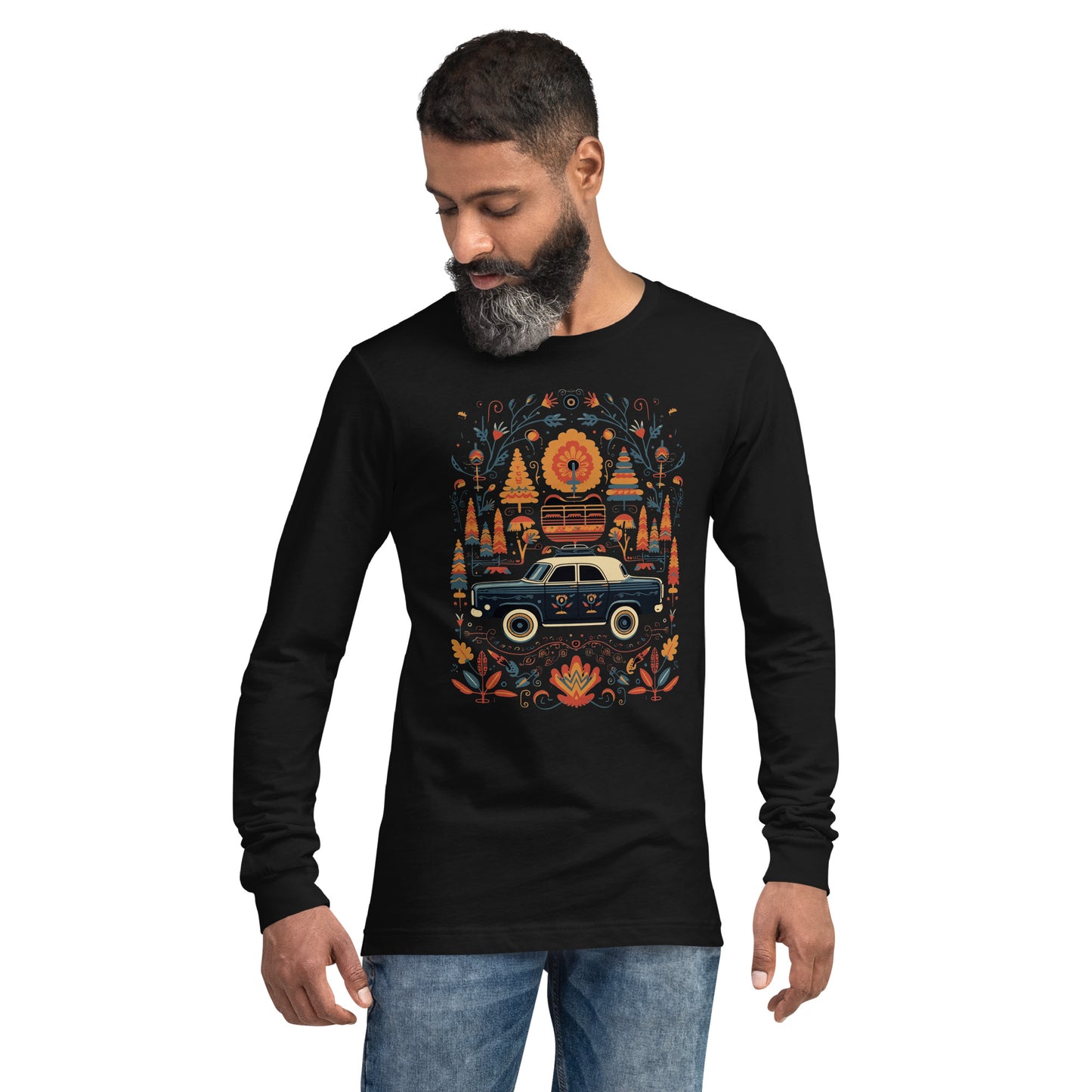 Golden Return, black, Unisex Long Sleeve Tee