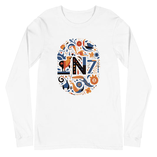 Enjoy, white, Unisex Long Sleeve Tee