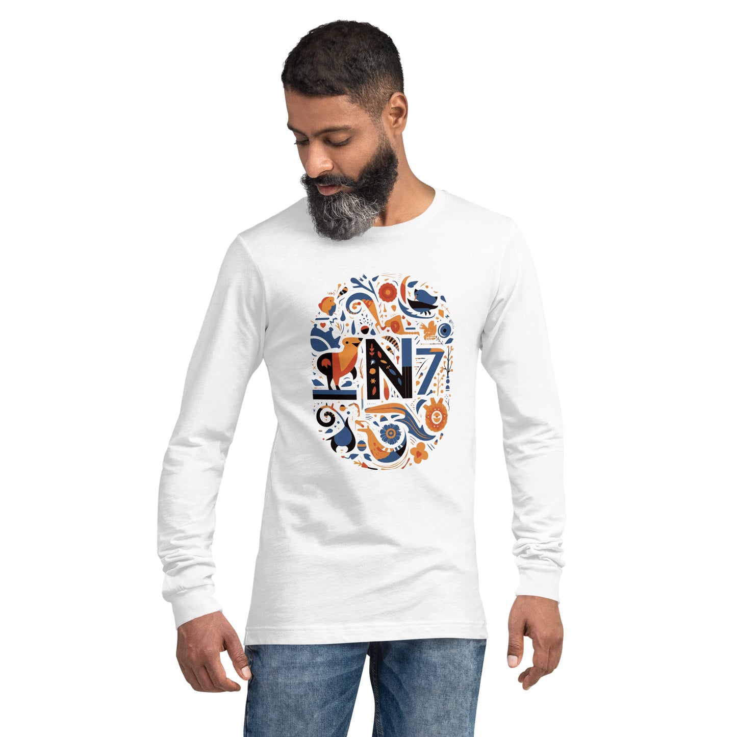 Enjoy, white, Unisex Long Sleeve Tee