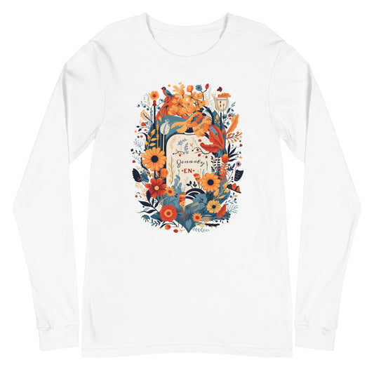 Organic, white, Unisex Long Sleeve Tee